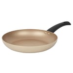 Salter BW11104EU7 Frying Pan – Non-Stick Induction Hob Suitable Fry Pan, Aluminium Egg Omelette Cooker Large Pan, Easy Clean, Soft/Cool Touch Handle, 10 Year Guarantee, Olympus Collection, 28cm, Gold