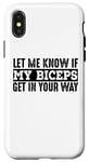 Coque pour iPhone X/XS Entraînement drôle - Let Me Know If My Biceps Get In The Way
