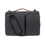 ZYDP Waterproof Laptop Bag 11 12 13.3 14 15.6 Inch For Macbook Air Cover Sleeve Case (Color : Gary, Size : 13.3-14inch)