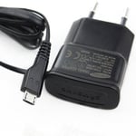 Chargeur compact Samsung pour E2530 cable micro-usb 700mA, noir