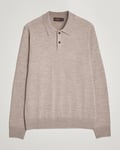 Morris Merino Polo Knit Khaki