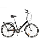 Baana Suokki 24" -polkupyörä, 3-vaihteinen, musta