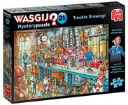 New Jumbo Wasgij Mystery 21 Trouble Brewing Jigsaw Puzzle For Adults 1000 Piece