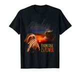 Funny Sloth Knowledge is Power Shirt. Funny Famous Meme T-Shirt