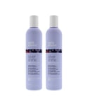 Milk_shake Unisex Silver Shine Light Shampoo 300ml - For Blonde Or Grey Hair x 2 - One Size