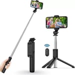 Selfie Stick Tripod, Expandable 101 cm Pole with Wireless Remote... 