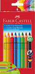 Faber-Castell Faber Castell - 280921 - 12 crayons de couleur Jumbo Grip - Crayon de papier et crayon nominatif