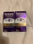2 x Systane Complete Lubricant Dry Eye Drops 10ml EXP: 08/2024