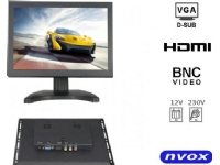 Nvox LCD-skjerm med åpen ramme 8cali cali led vga hdmi av bnc 12v 230v