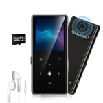 64GB MP3 Player with Bluetooth 5.2 AiMoonsa Music Player with HD Screen
