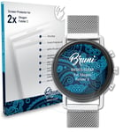 Bruni 2x Protective Film for Skagen Falster 2 Screen Protector Screen Protection