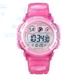 SKMEI 1451 Watch Digital watch för pojkar Flickor Barn 50M vattentät sportarmbandsur med pink