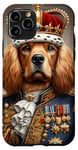 iPhone 11 Pro Royal Dog Portrait Royalty Cocker Spaniel Case
