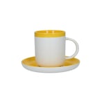 La Cafetiere Barcelona Espresso Cup & Saucer Set - Mustard