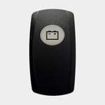 Carling Technologies Huv / knapp för strömbrytare Contura V, batteri, svart
