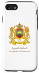 Coque pour iPhone SE (2020) / 7 / 8 Emblème doré du Royaume du Maroc | Drapeau marocain