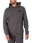 SuperdryCode Tech Relaxed Pullover Hoodie - Dark Slate Grey