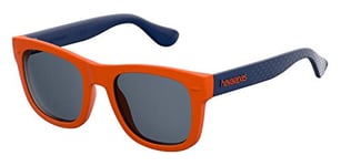 Havaianas Boys' PARATY/S 9A QPS Sunglasses, Orange Blue/Blue Blue, 48
