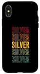 iPhone X/XS Silver Pride, Silver Case