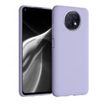 kwmobile TPU Case Compatible with Xiaomi Redmi Note 9T - Case Soft Slim Smooth Flexible Protective Phone Cover - Light Lavender