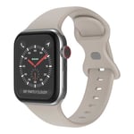 Apple Watch kompatibelt Armband Silikon GRÅ 42/44/45/49 mm Grey L