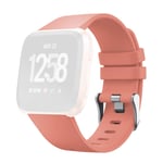 Eariy Sports Band Soft Silicone Compatible with Fitbit Versa 2 Smart Watch, Smooth and Comfortable, Multiple Colours, pink