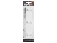 Home&gt it® klädhängare med 3 klädkrokar 20 × 4 x 4 cm vit