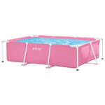 Pool Aftageligt Intex Small Frame Familiar 28266NP Pink 220 x 60 x 150 cm
