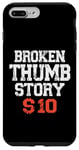 Coque pour iPhone 7 Plus/8 Plus Broken Thumb Story : une drôle de guérison après une chirurgie du pouce cassé