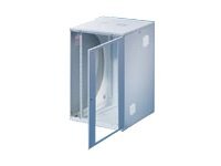 Rittal Dk Flatbox - Rack - Väggmontering - Ljusgrå, Ral 7035 - 12U - 19"