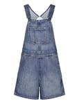 Short Dungaree Wmn Blue G-Star RAW