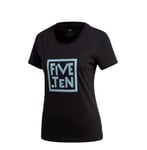 With Tags Adidas Five Ten Women's Gfx Black T-shirt Size Medium