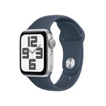 Apple Watch SE OLED 40 mm Numérique 324 x 394 pixels Écran tactile Argent Wifi GPS (satellite), S/M - Neuf