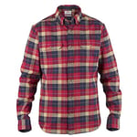 Fjällräven Singi Heavy Flannel Shirt M T-Shirt à Manches Longues Homme Deep Red FR: M (Taille Fabricant: M)