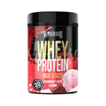 Warrior Gold Whey  Standard Protein Powder 500g Strawberry Creme 20 Serv