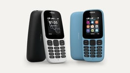 Genuine Nokia 105 Dual Sim Unlocked Mobile Phone Black✅Brand New Sealed Boxed