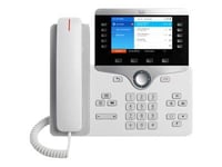 Cisco IP Phone 8861 - Téléphone VoIP - IEEE 802.11a/b/g/n/ac (Wi-Fi) - SIP, RTCP, RTP, SRTP, SDP - blanc