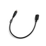 System-S Câble USB 3.1 Type C mâle vers Micro USB 2.0 Femelle entrée convertisseur Adaptateur câble de données rallonge 28 cm