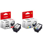 Canon PG545XL Black & CL546 Colour Ink Cartridge For PIXMA TS3150 Printer