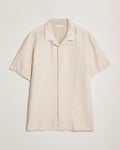 KnowledgeCotton Apparel Short Sleeve Linen Resort Shirt Light Feather