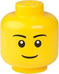 Play LEGO liten förvaringslåda (Boy Head, gul)