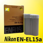 New Nikon EN-EL15A Rechargeable Battery For Nikon D7100 D7000 D800 D810 D750 Z7