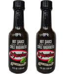 2 Bottles "EL YUCATECO HABANERO BLACK LABEL RESERVE" - Hot Mexican Chilli Sauce