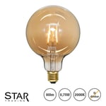0,75W 2000K LED dekorationslampa 12,5cm - Soft Glow - amber - ej dimbar