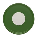 Pappelina, Tray vera 38x38 cm round dark green