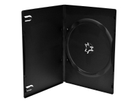 MediaRange BOX13-M, DVD-fodral, 1 diskar, Svart, Plast, 120 mm, 136 mm