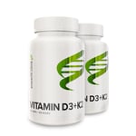 Body Science Wellness Series Vitamin D & K - 2 x 100 kapslar D3+K2 Vitaminer