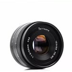 50mm F1.8 Grande Ouverture Portrait Mise au Point Manuelle Micro Caméras Objectif Fit pour Canon eos-m Mount E-Mount pour Fuji FX-Amount, Macro M4/3