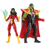 Hasbro Marvel Avengers Beyond Earth Skrull Queen & Super Skrull Figures 15 CM