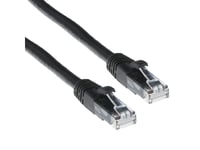 Act Black 1 Meter U/Utp Cat6a Patch Cable Snagless With Rj45 Connectors Cat6a U/Utp Snagless Bk 1.00M (Ib2901)